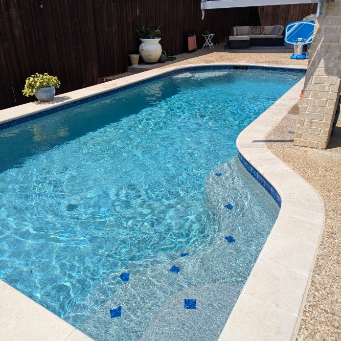 Professional technicians doing pool maintenance near me in Rendon, TX to keep pools clean, clear, and swim-ready