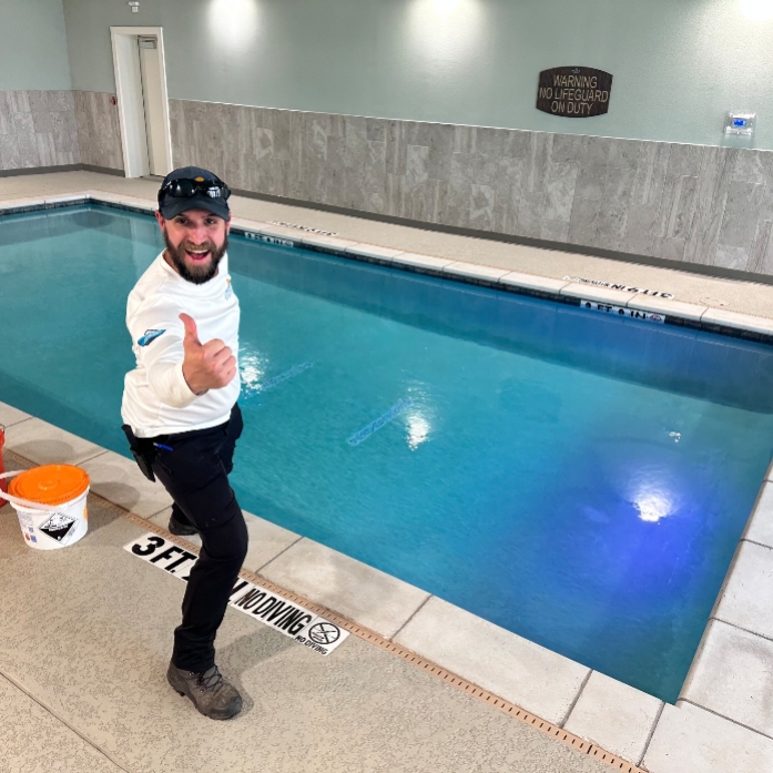 Skilled team delivering pool service services in Benbrook, TX, including chemical care and system inspections