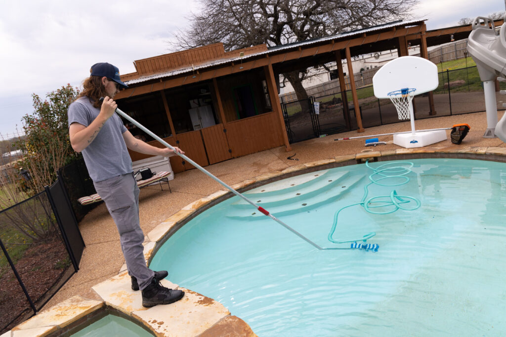 Skilled specialists delivering pool repair services in Benbrook, TX, ensuring safe and efficient pool operation