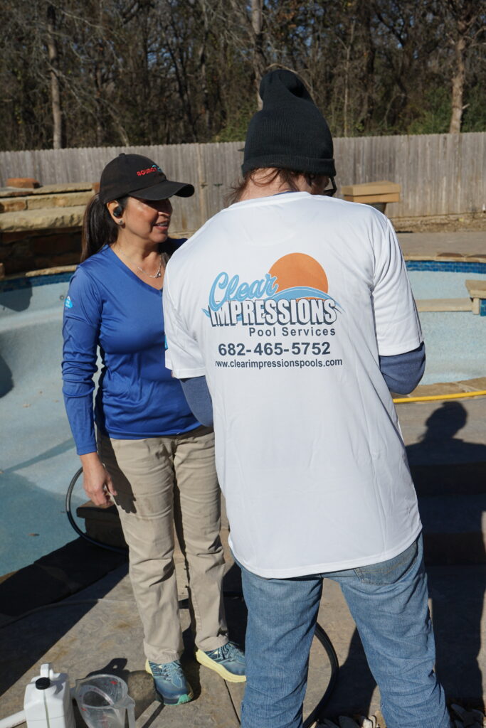 Experienced technicians providing Pool Heater Repair in Fort Worth, TX while diagnosing and repairing heating system issues