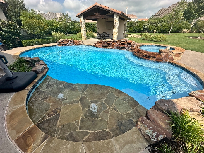 Experienced technicians providing Pool Pump Repair in Fort Worth, TX while diagnosing and repairing faulty pool pumps